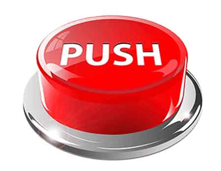 Big red Button with PUSH