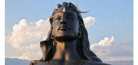 Shiva Statue at the Isha Foundation Headquaters