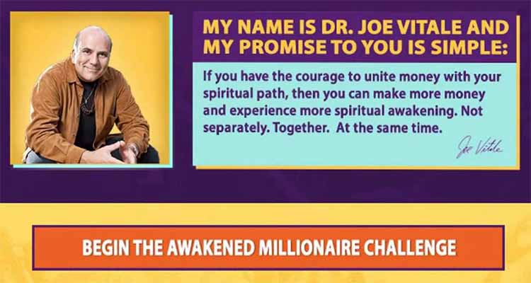 The Awakened Millionaire Challenge Course sign-up