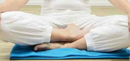 Too much meditation- Legs crossed in meditation posture
