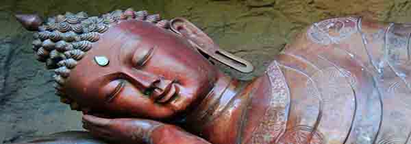 meditation Doesn't work- reclining buddha statue in meditation