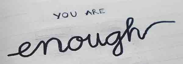 Is it ok to skip a day of meditation- Words- You are enough
