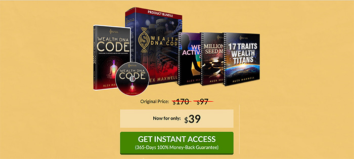 Wealth DNA Code Purchase Button