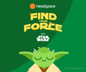 Headspace Yoda meditation banner 1